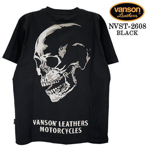 VANSON TEE S/S T-SHIRT バンソン 天竺 半袖 Tシャツ nvst-2608