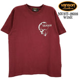 VANSON TEE S/S T-SHIRT バンソン 天竺 半袖 Tシャツ nvst-2608