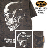 VANSON TEE S/S T-SHIRT バンソン 天竺 半袖 Tシャツ nvst-2608