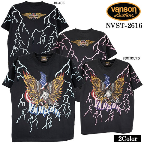 VANSON TEE S/S T-SHIRT PREMIUM バンソン 天竺 半袖 Tシャツ プレミアム nvst-2616