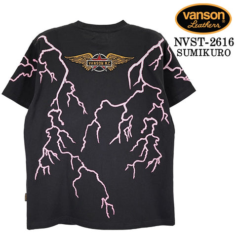 VANSON TEE S/S T-SHIRT PREMIUM バンソン 天竺 半袖 Tシャツ プレミアム nvst-2616