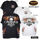 VANSON TEE S/S T-SHIRT PREMIUM バンソン 天竺 半袖 Tシャツ プレミアム nvst-2617