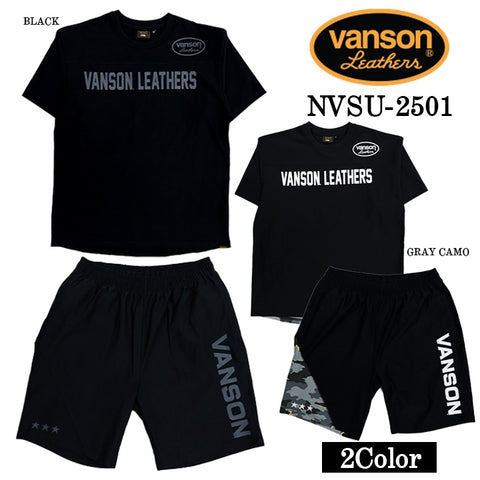 VANSON バンソン セットアップ トレーニング ウェア nvsu-2501