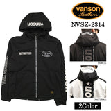 VANSON バンソン ボンディング ストレッチ F/Zパーカー ジャケット nvsz-2314