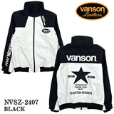 VANSON バンソン 三層ストレッチジャケット 高耐水・高撥水加工 nvsz-2407