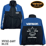 VANSON バンソン 三層ストレッチジャケット 高耐水・高撥水加工 nvsz-2407