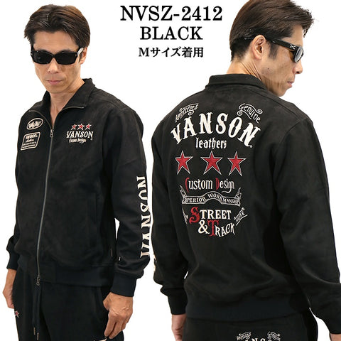 VANSON バンソン 起毛 プレーティング F/Z HI ジャケット メンズ nvsz-2412