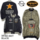 VANSON バンソン リバーシブル スタジャン ジャケット メンズ nvsz-2417