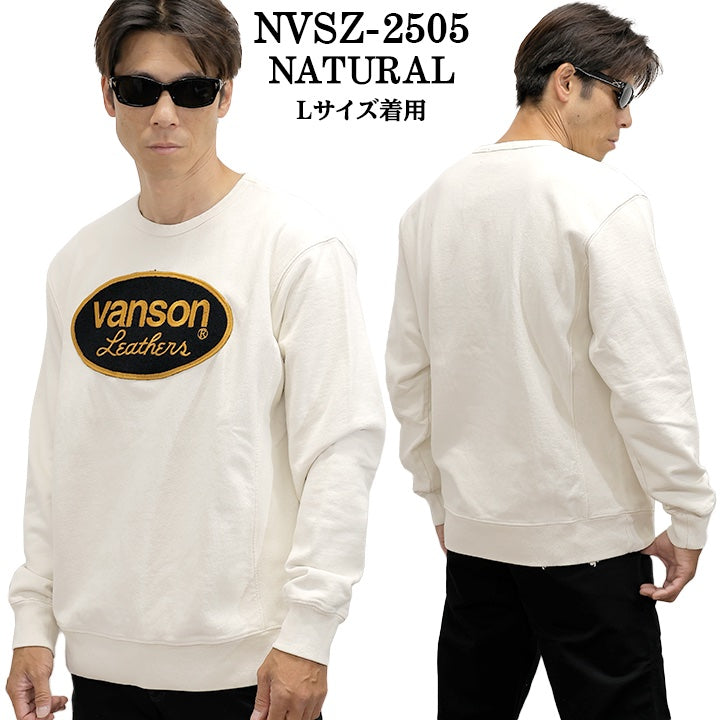 VANSON SWEATSHIRT MADE IN USA バンソン 裏毛 スウェット トレーナー nvsz-2505
