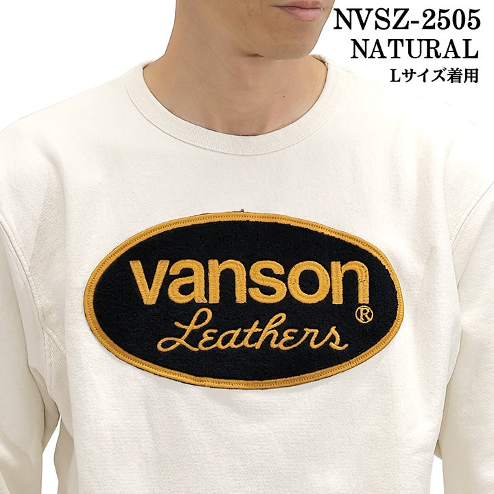 VANSON SWEATSHIRT MADE IN USA バンソン 裏毛 スウェット トレーナー nvsz-2505