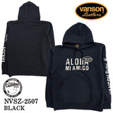 VANSON SWEATSHIRT PARKA HOODIE MADE IN USA バンソン 裏毛 スウェット プルパーカー nvsz-2507