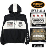 VANSON STRETCH PARKA HOODIE バンソン 三層ストレッチ パーカー nvsz-2511