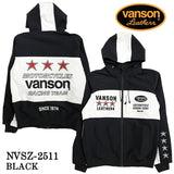 VANSON STRETCH PARKA HOODIE バンソン 三層ストレッチ パーカー nvsz-2511