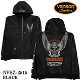 VANSON BONDING F/Z PARKA HOODIE バンソン 裏ファー ボンディング パーカー nvsz-2515