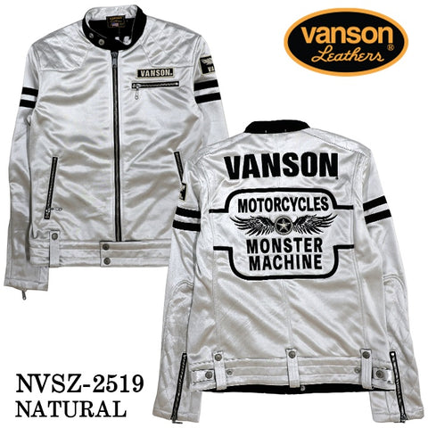 VANSON BONDING RIDERS JACKET バンソン ボンディング ライダース ジャケット nvsz-2519