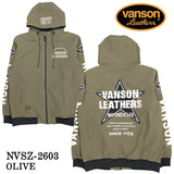 VANSON STRETCH NYLON PARKA HOODIE バンソン 三層ストレッチ パーカー nvsz-2603