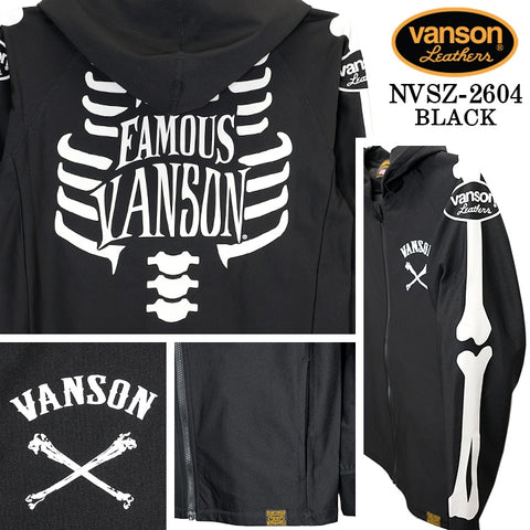 ヤ*ャ様 VANSON ROUGH RIDERS ブラックフーディ　パーカー JACKROSE×VANSON×GALFY-骨犬 Zip Hoodie（パーカー）｜GALFY
