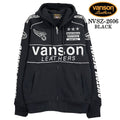 VANSON HOODIE F/Z PARKA バンソン フーディ 裏毛 パーカー スター nvsz-2606