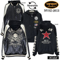 VANSON REVERSIBLE SKA JACKET HOODIE F/Z PARKA バンソン リバーシブル スカジャン ジャケット フーディ 裏毛 パーカー スカジャン nvsz-2613