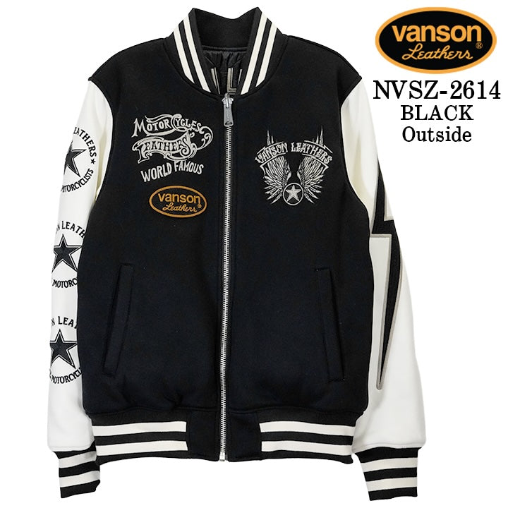 VANSON REVERSIBLE STADIUM JUMPER バンソン リバーシブル スタジャン スタジアムジャンパー nvsz-2614-1