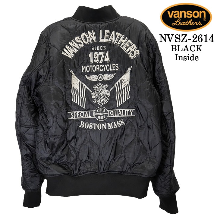 VANSON REVERSIBLE STADIUM JUMPER バンソン リバーシブル スタジャン スタジアムジャンパー nvsz-2614-1