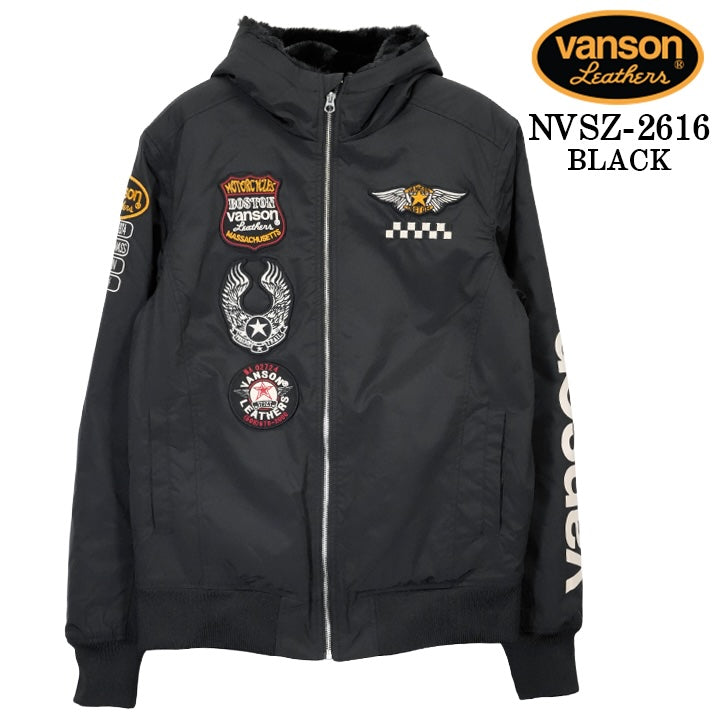 VANSON WARM JACKET バンソン 裏ファー ウォーム ジャケット nvsz-2616