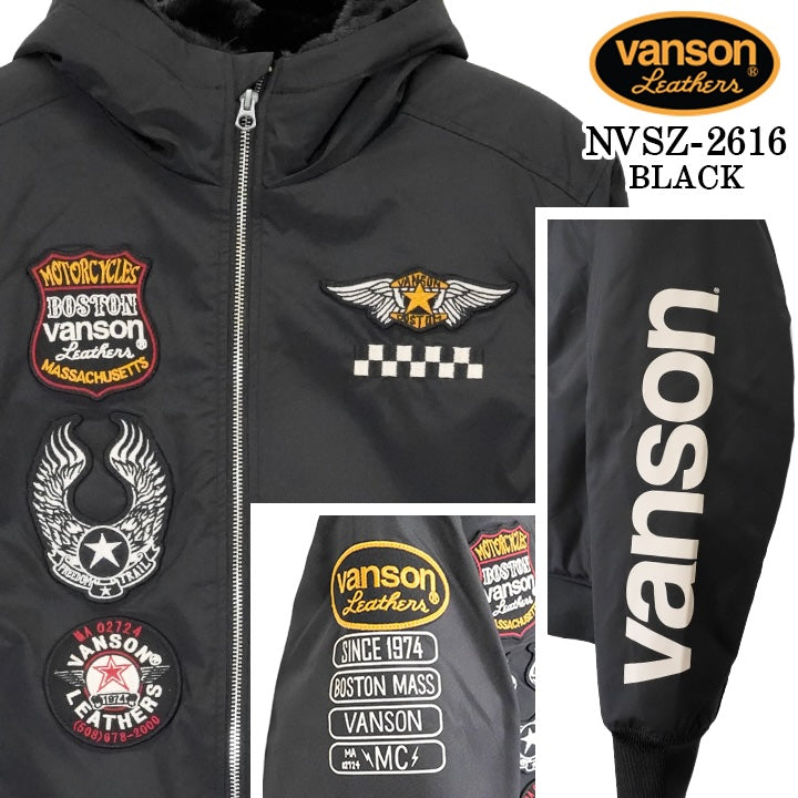 VANSON WARM JACKET バンソン 裏ファー ウォーム ジャケット nvsz-2616