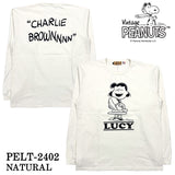 Vintage PEANUTS SNOOPY ヴィンテージ ピーナッツ スヌーピー ヘヴィーオンス 天竺TEE 長袖Tシャツ ロンT pelt-2402