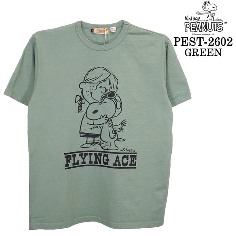 Vintage PEANUTS SNOOPY TEE S/S T-SHIRT MADE IN USA ヴィンテージ ピーナッツ スヌーピー ヘヴィーオンス 天竺 半袖 Tシャツ pest-2602