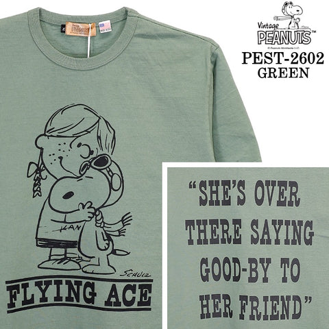 Vintage PEANUTS SNOOPY TEE S/S T-SHIRT MADE IN USA ヴィンテージ ピーナッツ スヌーピー ヘヴィーオンス 天竺 半袖 Tシャツ pest-2602