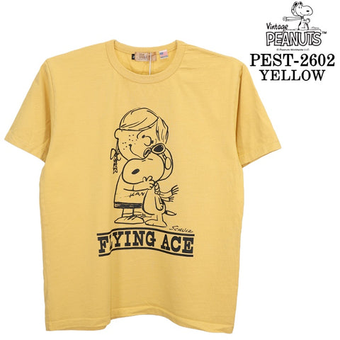 Vintage PEANUTS SNOOPY TEE S/S T-SHIRT MADE IN USA ヴィンテージ ピーナッツ スヌーピー ヘヴィーオンス 天竺 半袖 Tシャツ pest-2602