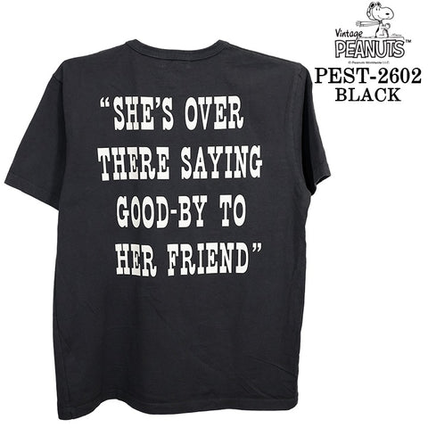 Vintage PEANUTS SNOOPY TEE S/S T-SHIRT MADE IN USA ヴィンテージ ピーナッツ スヌーピー ヘヴィーオンス 天竺 半袖 Tシャツ pest-2602
