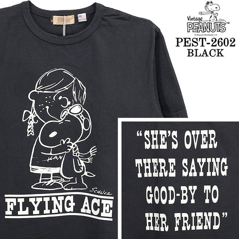 Vintage PEANUTS SNOOPY TEE S/S T-SHIRT MADE IN USA ヴィンテージ ピーナッツ スヌーピー ヘヴィーオンス 天竺 半袖 Tシャツ pest-2602