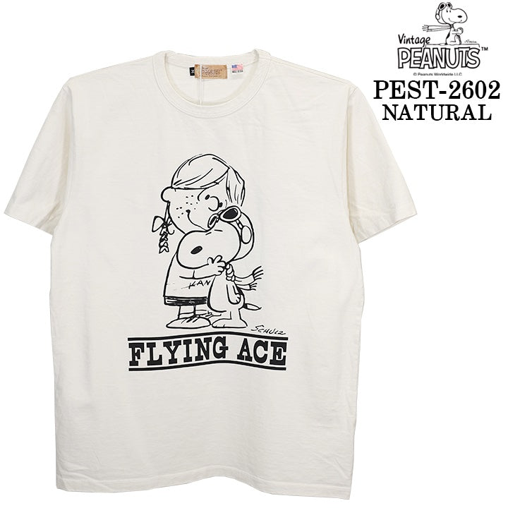 Vintage PEANUTS SNOOPY TEE S/S T-SHIRT MADE IN USA ヴィンテージ ピーナッツ スヌーピー ヘヴィーオンス 天竺 半袖 Tシャツ pest-2602