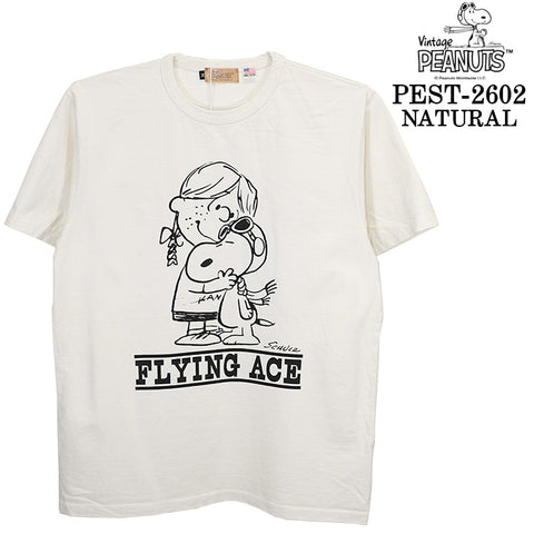 Vintage PEANUTS SNOOPY TEE S/S T-SHIRT MADE IN USA ヴィンテージ ピーナッツ スヌーピー ヘヴィーオンス 天竺 半袖 Tシャツ pest-2602