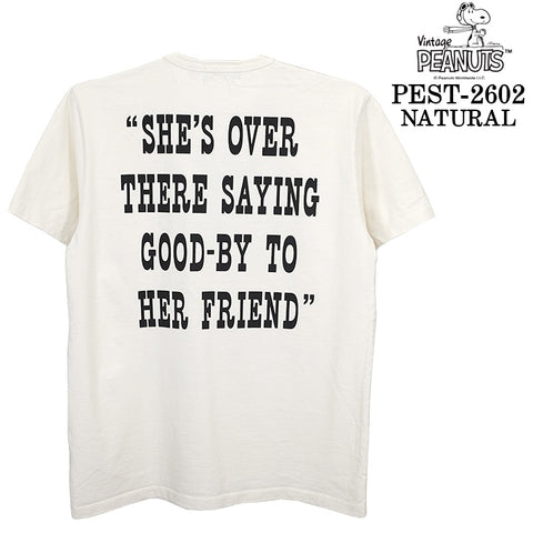 Vintage PEANUTS SNOOPY TEE S/S T-SHIRT MADE IN USA ヴィンテージ ピーナッツ スヌーピー ヘヴィーオンス 天竺 半袖 Tシャツ pest-2602