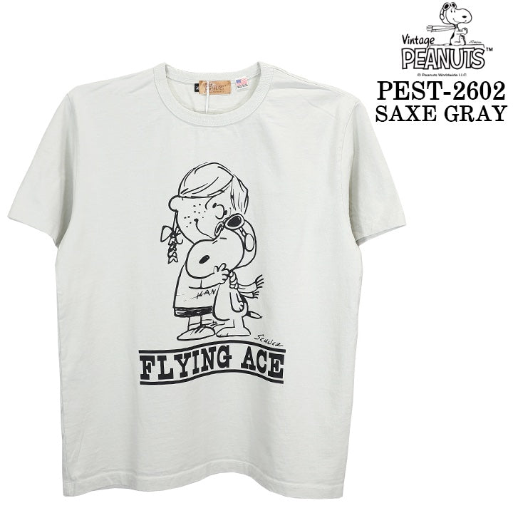 Vintage PEANUTS SNOOPY TEE S/S T-SHIRT MADE IN USA ヴィンテージ ピーナッツ スヌーピー ヘヴィーオンス 天竺 半袖 Tシャツ pest-2602