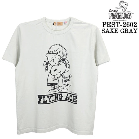 Vintage PEANUTS SNOOPY TEE S/S T-SHIRT MADE IN USA ヴィンテージ ピーナッツ スヌーピー ヘヴィーオンス 天竺 半袖 Tシャツ pest-2602
