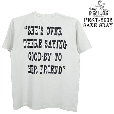 Vintage PEANUTS SNOOPY TEE S/S T-SHIRT MADE IN USA ヴィンテージ ピーナッツ スヌーピー ヘヴィーオンス 天竺 半袖 Tシャツ pest-2602