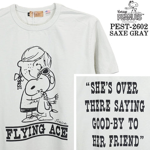 Vintage PEANUTS SNOOPY TEE S/S T-SHIRT MADE IN USA ヴィンテージ ピーナッツ スヌーピー ヘヴィーオンス 天竺 半袖 Tシャツ pest-2602