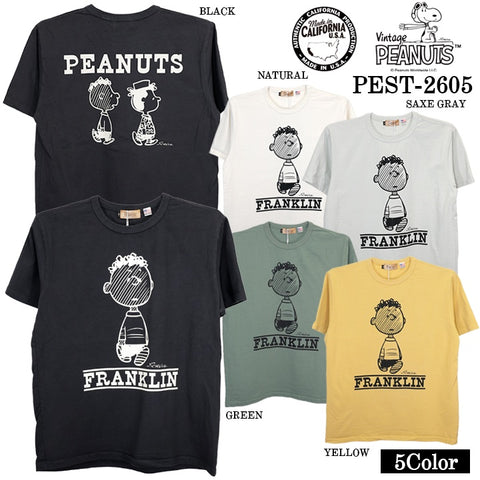 Vintage PEANUTS SNOOPY TEE S/S T-SHIRT MADE IN USA ヴィンテージ ピーナッツ スヌーピー ヘヴィーオンス 天竺 半袖 Tシャツ pest-2605