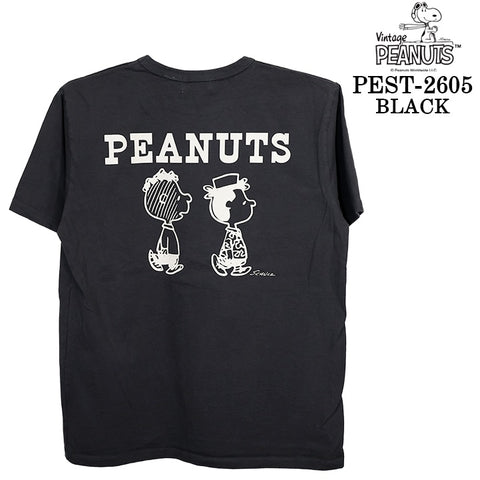 Vintage PEANUTS SNOOPY TEE S/S T-SHIRT MADE IN USA ヴィンテージ ピーナッツ スヌーピー ヘヴィーオンス 天竺 半袖 Tシャツ pest-2605