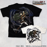 TVアニメ『進撃の巨人』 天竺 Tシャツ 半袖Tee リヴァイ sgk-2510