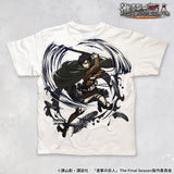 TVアニメ『進撃の巨人』 天竺 Tシャツ 半袖Tee リヴァイ sgk-2510
