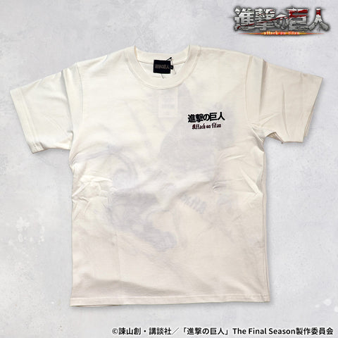 TVアニメ『進撃の巨人』 天竺 Tシャツ 半袖Tee エレン sgk-2511