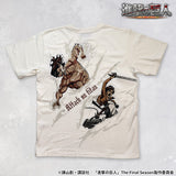 TVアニメ『進撃の巨人』 天竺 Tシャツ 半袖Tee エレン sgk-2511
