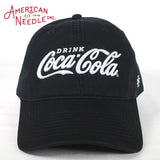 AMERICAN NEEDLE アメリカンニードル Coca-Cola コカコーラ Coke Logo CAP キャップ smu713a-coke-blk