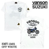SUZUKI VANSON スズキ バンソン コラボ 天竺 半袖 Tシャツ smv-2401