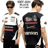 SUZUKI VANSON スズキ バンソン コラボ 天竺 半袖 Tシャツ smv-2501