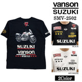 SUZUKI VANSON スズキ バンソン コラボ 天竺 半袖 Tシャツ smv-2502